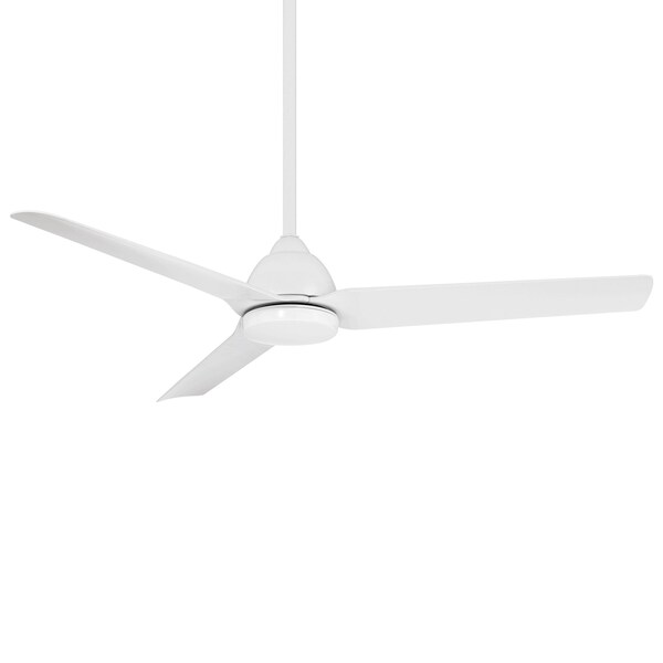 Wac Mocha Indoor and Outdoor 3-Blade Smart Ceiling Fan 54in Matte White with Remote Control, 3 Blades F-001 - main